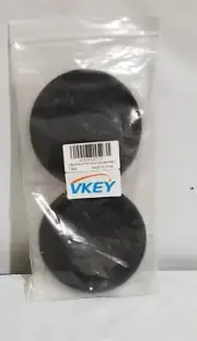 Vkey 6- Pair 4 in Hook Loop Tape Black
