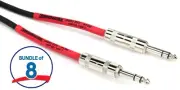 Pro Co BP-10 Excellines Balanced Patch Cable - 1/4-inch TRS Male to 1/4-inch TRS