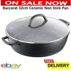 Baccarat 32cm Large Ceramic Non Stick STONEx2 Pan Sauce Saute Pasta Banquet Pot