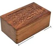 Cremation Urn Ashes Small Wooden Dog Cat pet Memorial Keepsake Box Funeral 3x4x6