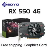 SOYO AMD Radeon RX550 4GB GPU GDDR5 14nm For Desktop PC Games Video Office