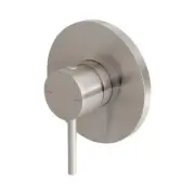 Phoenix Tapware Pino Shower / Wall Mixer Trim Kit Only Brushed Nickel 153-7805-4
