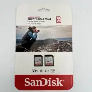 SanDisk Ultra 64GB 2‑pack SDXC UHS-I BRAND NEW SEALED!! (D)