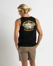 [The Mad Hueys] The Mad Hueys Men's Eshay Cookedatoo Tank Top Tank Top in Black Size XL XL Black