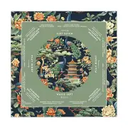 Green Peacock Mahjong Mat 30x30 - Durable Surface for Enthusiastic Game Nights