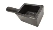Cast Ingot Mold Mould with Handle 375gm/ 13oz Crucible Melting Casting Refining