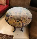 24" Tiger Eye Corner Side Coffee Table Top Living Room End-Side Desk Home Decor