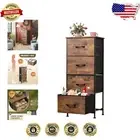 Multifunctional 4-Drawer Organizer Unit for Bedroom or Entryway - Easy Assembly