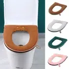 Warm WC Ring Mat Soft Toilet Cover Cushion Toilet Seat Cover Winter