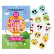 BUZZ PATCH Kids Non-Toxic All Natural Mosquito Insect Repellent Stickers 24 pack