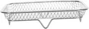 CHILDWEET Stainless Steel Air Fryer Rack Stackable Dehydrator and Steaming Shelf Stainless Steel Grilling Rack Stackable Grill Shelf
