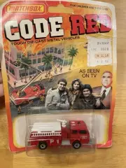 Matchbox 1981 Vintage CODE RED LA Fire Truck PUMPER