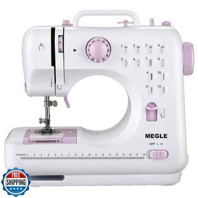 Sewing Machine for Beginners with Foot Pedal, Multifunctional Household Sewin