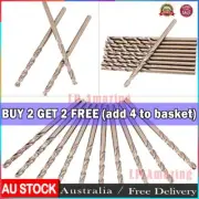 1-12mm Cobalt Twist Drill Bit Set Jobber for Metal M35 HSS Hard Stainless Steel