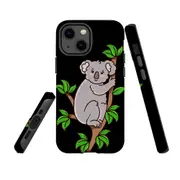 For Apple iPhone 13 mini Case, Armour Back Cover, Koala Illustration