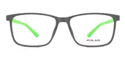 Polar 536 With Clip-On 27 Men's Glasses Grey Size 56 - Private Health Rebate - Blue Light Block Available