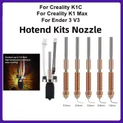Hotend Kits w/Heating Block 3D Printer Nozzle For Creality K1C/K1 Max/Ender 3 V3