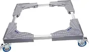 ULTECHNOVO Adjustable Refrigerator Stand Heavy Duty Washing Machine Base Movable Stand