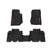 BaseLayer Front & Rear Floor Mats for Jeep Wrangler JK - Custom Fitted Waterp...