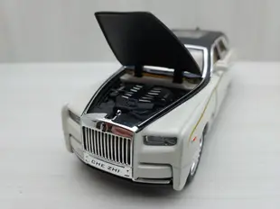 全新盒裝~1:32 ~勞斯萊斯 ROLLS ROYCE 幻影 消光黑珍珠白雙色 合金模型