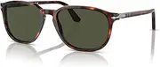 [Persol] Quadratische Sonnenbrille in Havana Crystal grün PO3019S 24/31 52