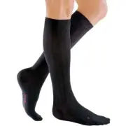 Medi for Men Calf Highs, Ribbed, CT, (Size: II) 15-20mmHg Black