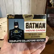 1989 Topps Limited Edition Series 1 Batman Movie Cards SEALED NEW