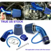 3" Cold Air Intake Filter Pipe Induction Power Flow Hose System Accessories Blue (for: Audi)