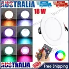 1-10PCS Remote RGB LED Downlight Recessed Dimmable Ceiling Light Panel Down Lamp