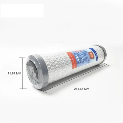 Premium activated carbon block water filter replacement cartridges 10"x2.5" 5mic