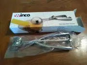 Winco ISS-100 Stainless Steel 3/8oz Squeeze Disher. New In Box