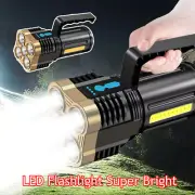 1500000LM LED Flashlight-Super Bright Torch-USB Rechargeable Lamp-High Powered ☏