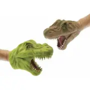 Fierce Dinosaur Hand Puppet - 1 T-Rex Head Puppet - Brown or Green