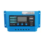 Solar Charge Controller Clear Display High Safety Solar Panel Regulator WT
