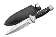 Boot Dagger with Grayish-Blue Wood Inserts Multi-Colored wf-1109