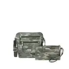 Baggallini womens Escape Crossbody with RFID phone wristlet Olive Camo One Si...
