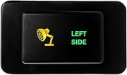 12V 3A ON-OFF Horizontal Push button Switch LEFT SIDE for Nissan PATROL GQ (1987~1997) GU Series 1 (1997~2001) AMBER GREEN