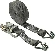 NUOBESTY 1 Set Heavy Duty Ratchet Strap Safety Tie Down Strap for Cargo Trucks and Motorcycles Durable Construction Reliable and Strong Lashing