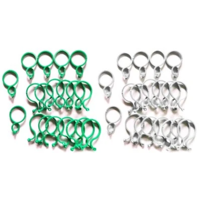 50Pcs Garden Vine Strapping Clips Plant Bundled Buckle Rings Holder Tomato