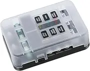 SOLUSTRE Rv Yacht Insurance Fuse Kit Relay Protection Electrical Strip Truck Power Outlet Car Voltmeter Pump Marine Fuse Panel Terminal Fuse Block Surge Protector Ppx40 Sticker