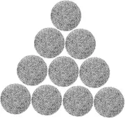 SAFIGLE 10pcs Round Decorative Sweater Buttons Clothing Fasteners for Coats Suits and DIY Crafts Reusable Grey Buttons for Personal Style