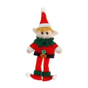 MINIATURE Merry Christmas ELF Felt Figure for Ornament 5" DECOR not ELF ON SHELF