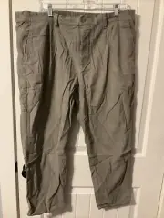 ASOS DESIGN cigarette fit pants in khaki mini cord Size w42xL30