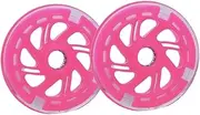 FOYTOKI Children Bike Training Wheels 2 Pcs Mute Bike Wheels Flashing Pu Enhance Safety Balance for Boys and Girls