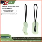 5/10pcs Luminous Zipper Pull Zippers Reusable Zipper Pull Kit Markers Anti-lost