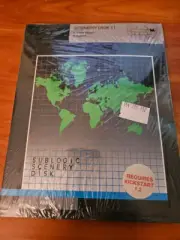 NEW! Factory sealed Scenery Disk 11 by SUBLOGIC for Flight Simulator II AMIGA