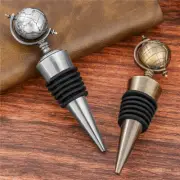 Bar Accessory Globe Wine Stoppers Metal Bottle Stopper Home Party Club Gadget