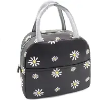 Insulated Lunch Bag Women, Reusable Cute Tote Lunch Box for Adult & Men