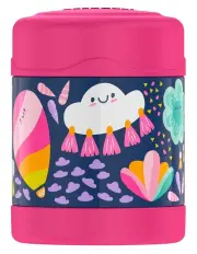[Thermos] Whimsical Clouds Vacuum Insulated Food Jar 290ml in Navy