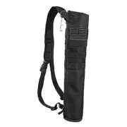 Archery Lightweight Back Arrow Quiver Hold 18~24 arrows Black- Diameter 4''